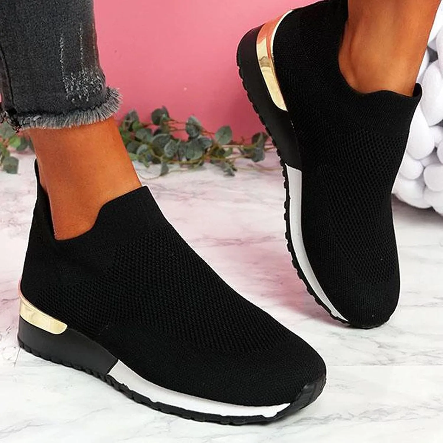 Women's Slip On Sneakers Casual Everyday Shoes Mens Running Shoes Lether Men Casual Shoes Fashion Sneakers 2025 Black Tennis Shoe Loafers Dress Shoe