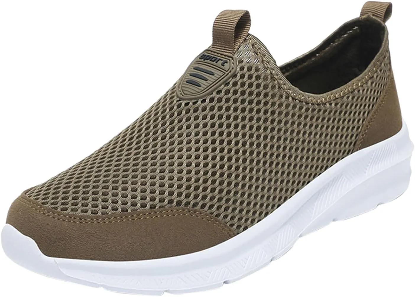 Womens Slip On Walking Shoes Lightweight Breathable Non Slip Non Slip Work Shoes Women High Top Casual Work Shoes Brown Sneakers Steel Toe Tennis Shoe Loafers Dress Shoe