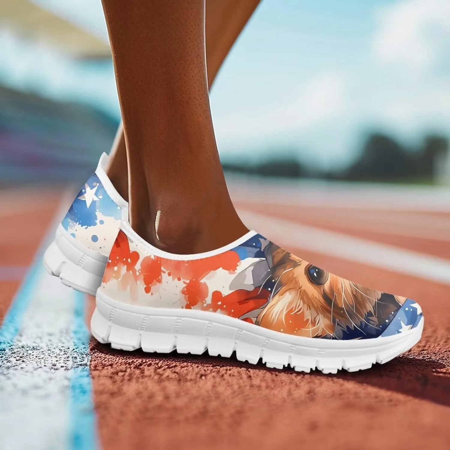 Women's Sneakers Casual Breathable Mesh Tennis Workout Sneakers Hands Free Yoga Walking Shoes for Women US 5.5-11.5
