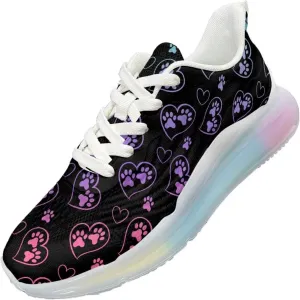 Women's Sneakers Lightweight Air Cushion Shoes Sports Running Tennis Shoes Non Slip Breathable Mesh Athletic Sneakers Walking Shoes US 6-11