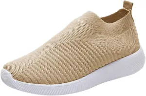 Womens Walking Shoes Sock Casual Ladies Fashion Sneakers Tennis Shoes Womens Casual Women Casual Shoes Walking Sneakers Platform Tennis Shoe Loafers Casual Slip On