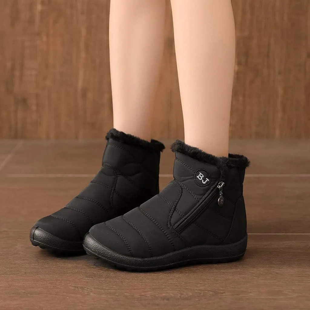 Womens Winter Barefoot Shoes Men Wide Toe Box Warm Faux Fur Lined Ankle Sneakers Winter Walking Shoes for Men