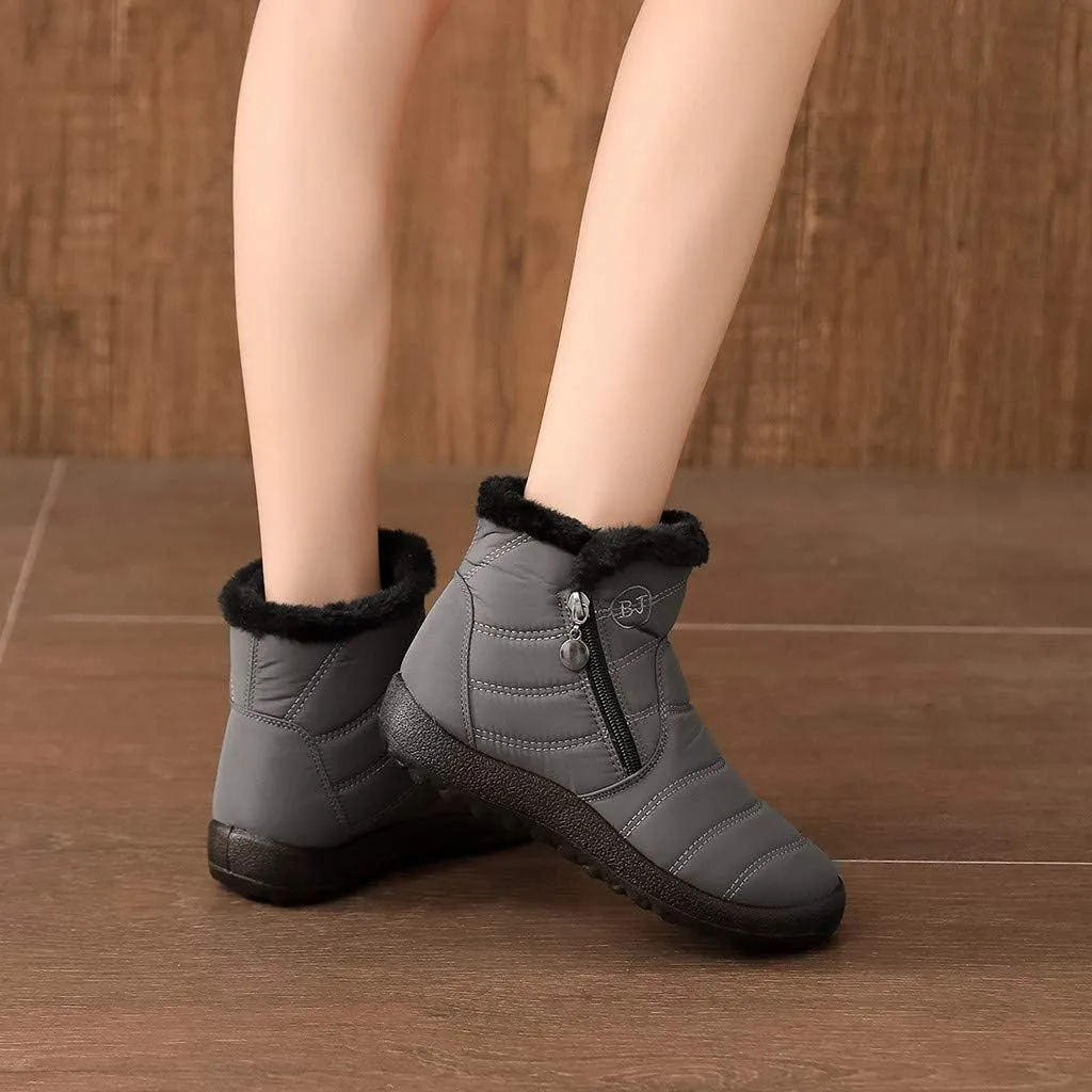 Womens Winter Barefoot Shoes Men Wide Toe Box Warm Faux Fur Lined Ankle Sneakers Winter Walking Shoes for Men