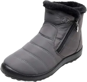 Womens Winter Barefoot Shoes Men Wide Toe Box Warm Faux Fur Lined Ankle Sneakers Winter Walking Shoes for Men