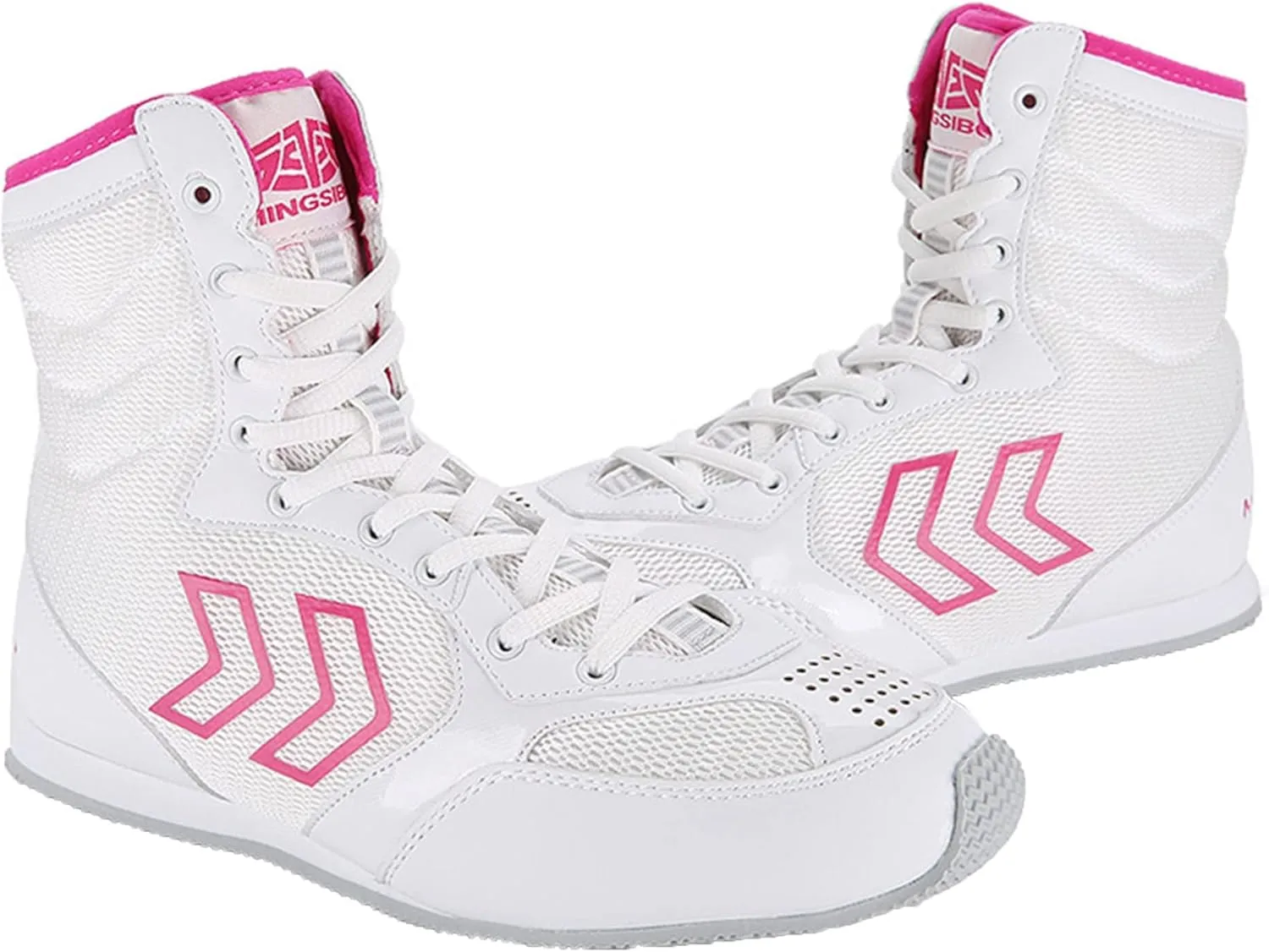 Wrestling Shoes Unisex Boxing Sports Training Breathable Mesh Youth Kickboxing Boot Lightweight Weightlifting Footwear for Adults