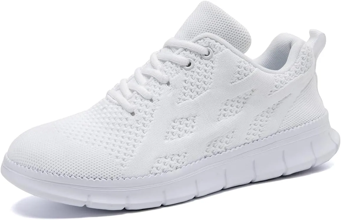 WYGRQBN Mens Walking Shoes Lightweight Breathable Slip On Running Shoes Gym Workout Tennis Fashion Sneakers