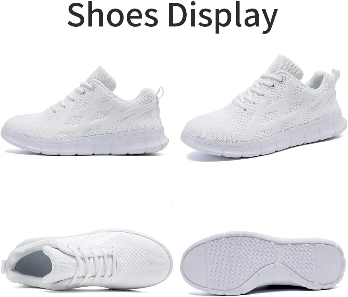 WYGRQBN Mens Walking Shoes Lightweight Breathable Slip On Running Shoes Gym Workout Tennis Fashion Sneakers