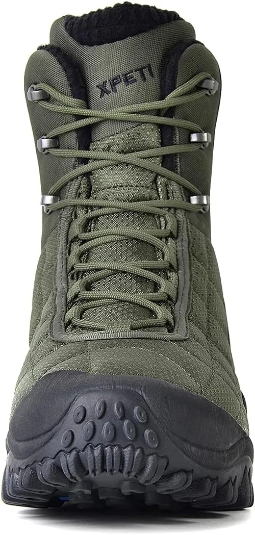 XPETI Men’s Crest Thermo High-Top Winter Hiking Boots Waterproof Insulated