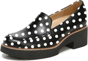 YDN Women's Chic Chunky Heel Loafers Platform Round Toe Pumps Slip On Comfy Shoes for Daily Outfit Business Formal Dress Size 4-16 US