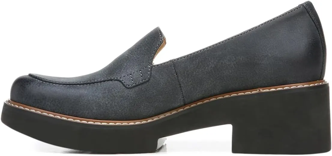 YDN Women's Chic Chunky Heel Loafers Platform Round Toe Pumps Slip On Comfy Shoes for Daily Outfit Business Formal Dress Size 4-16 US