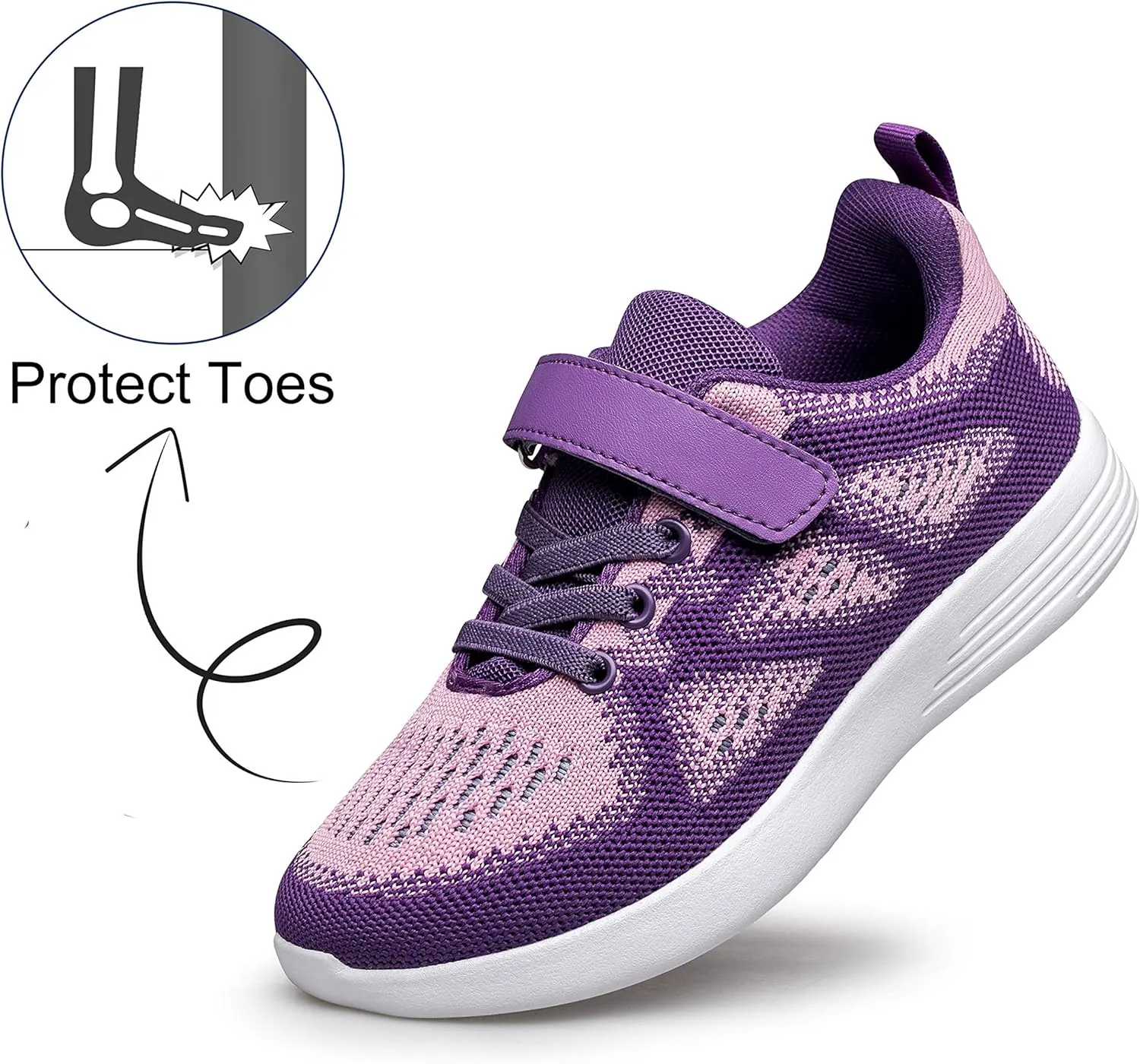 YHOON Boys Girls Sneakers Kids Sports Running Walking Shoes for Toddler/Little Kid/Big Kid